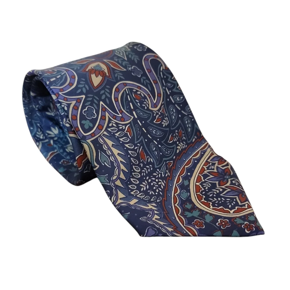 Essex Row Designer Floral Paisley Mens Polyester Tie 56in Long‎
